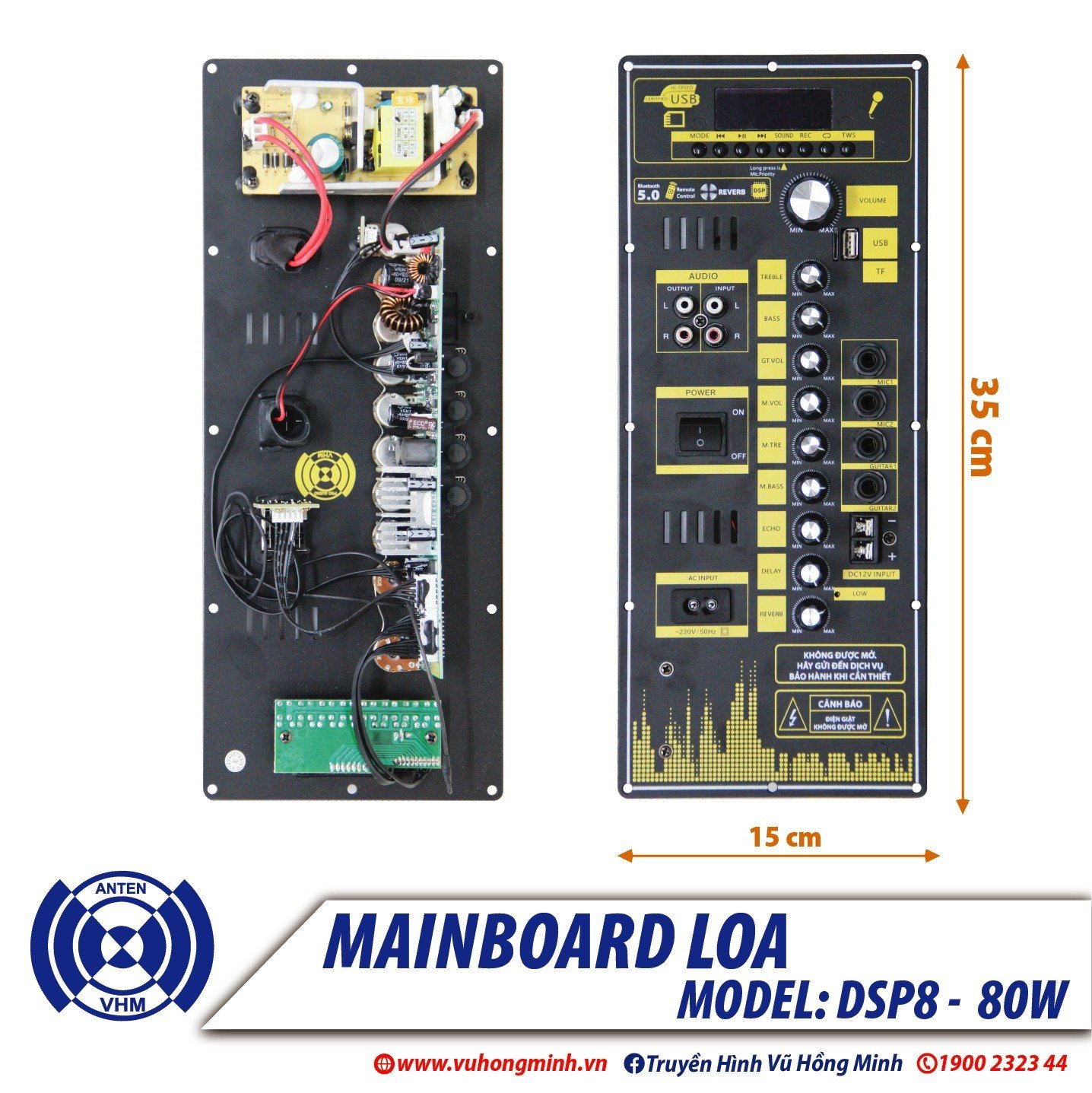 Bo Loa kéo DSP8 80W